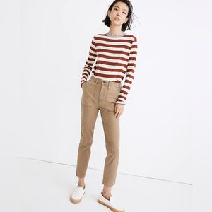 Madewell Stovepipe Fatigue Pants: TENCEL™ Lyocell Edition, Size 26